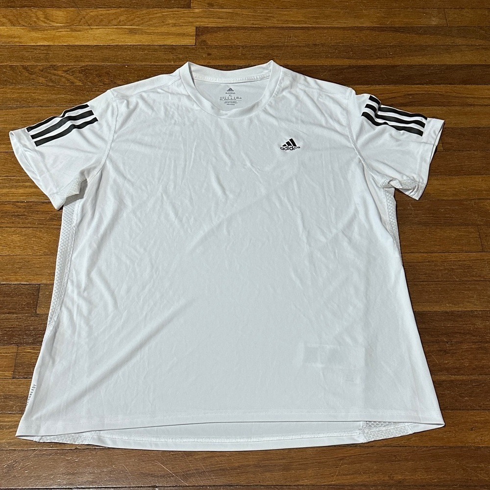 Adidas Women’s Own the Run White Tee, XL
